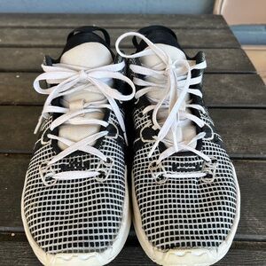 Nike LeBron Witness VII Black and White Athletic Sneakers